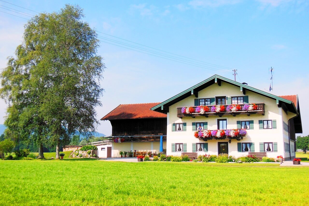 Haus im bayrischen Stil Typisches Haus in Bayern